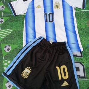 LEO MESSI Argentina World Cup  2026 Kids Set ⚽️🥅🔥 Size Various